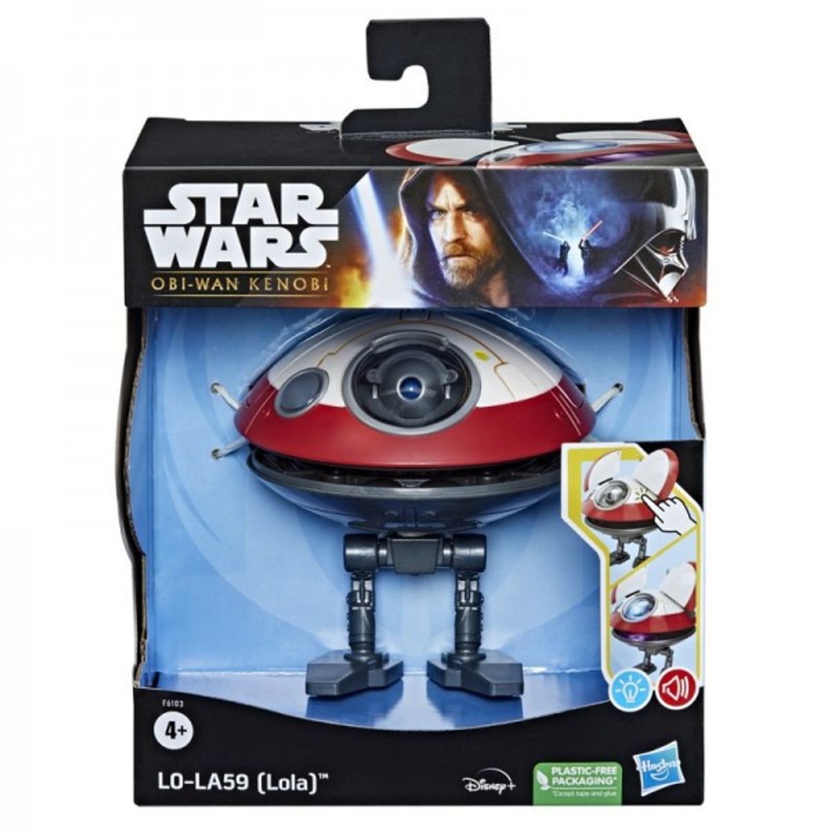 HASBRO - Star Wars L0-la59 Lola Obi Wan Kenobi Interactivo