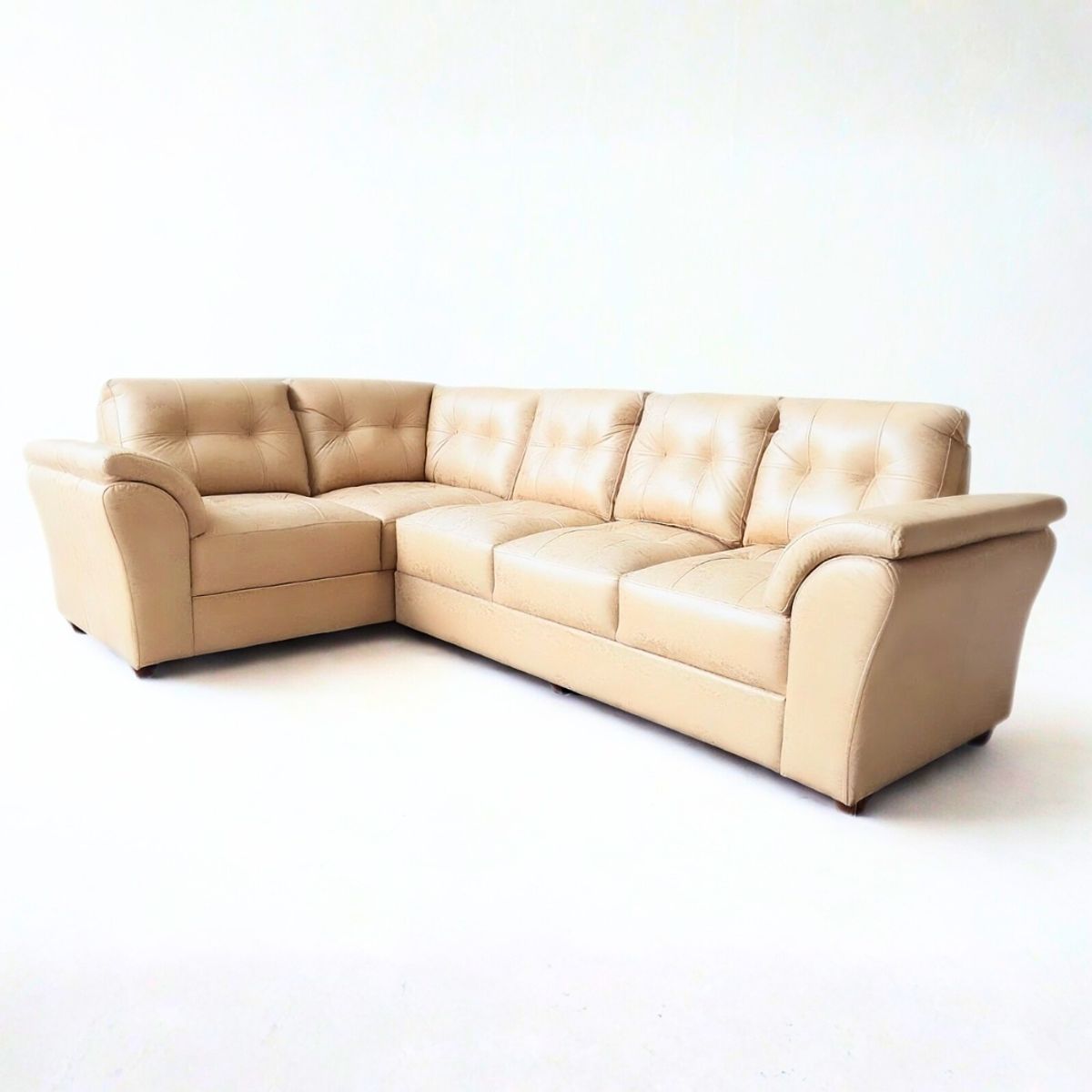 GENERICO - Seccional Palermo 5 Cuerpos PU Beige Marmolado