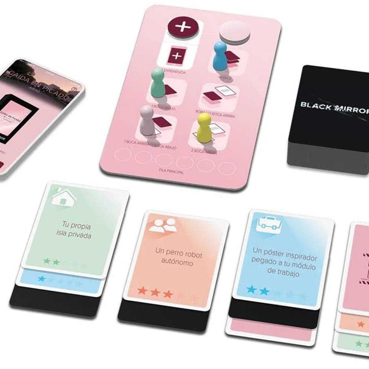 ASMODEE - Black Mirror Caída En Picado - Juego De Mesa - Español