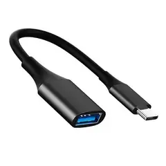 GENERICO - Adaptador Extensión Cable Usb C (macho) A Usb A 3.0 (hembra) otg