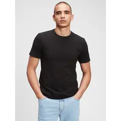GAP - Polera Cuello Redondo Solida Negro