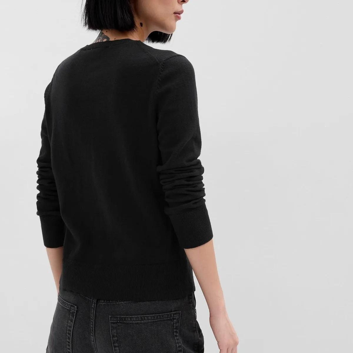 GAP - Chaleco Cardigan Negro GAP