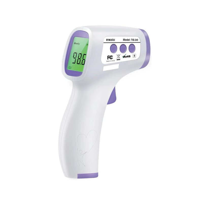 HOMEDICS - Termómetro Infrarrojo Digital Sin Contacto Homedics