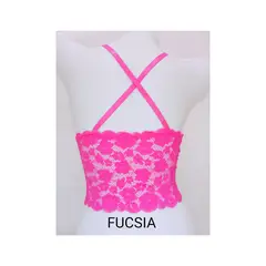 GENERICO - SOSTEN BRALETTE ENCAJE LARGO H532
