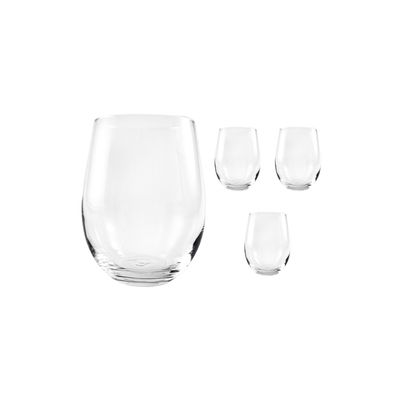 Imagen 2 del producto SET 4 VASOS VINO VIDRIO 540 ML