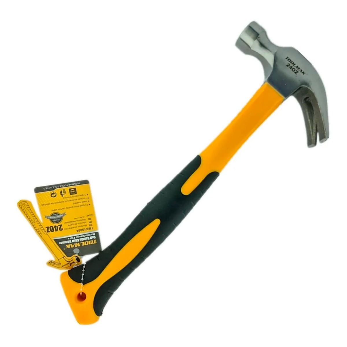 GENERICO - Martillo Mango De Fibra 24oz Toolmak