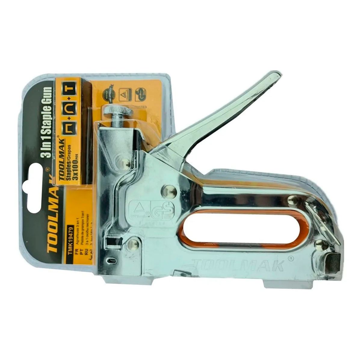 GENERICO - Grapadora Manual De Metal 3 En 1 Toolmak