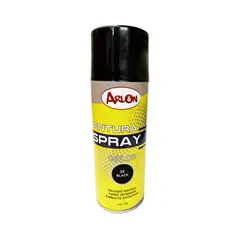 GENERICO - Pintura Spray Negro Brillante Aerosol Uso General