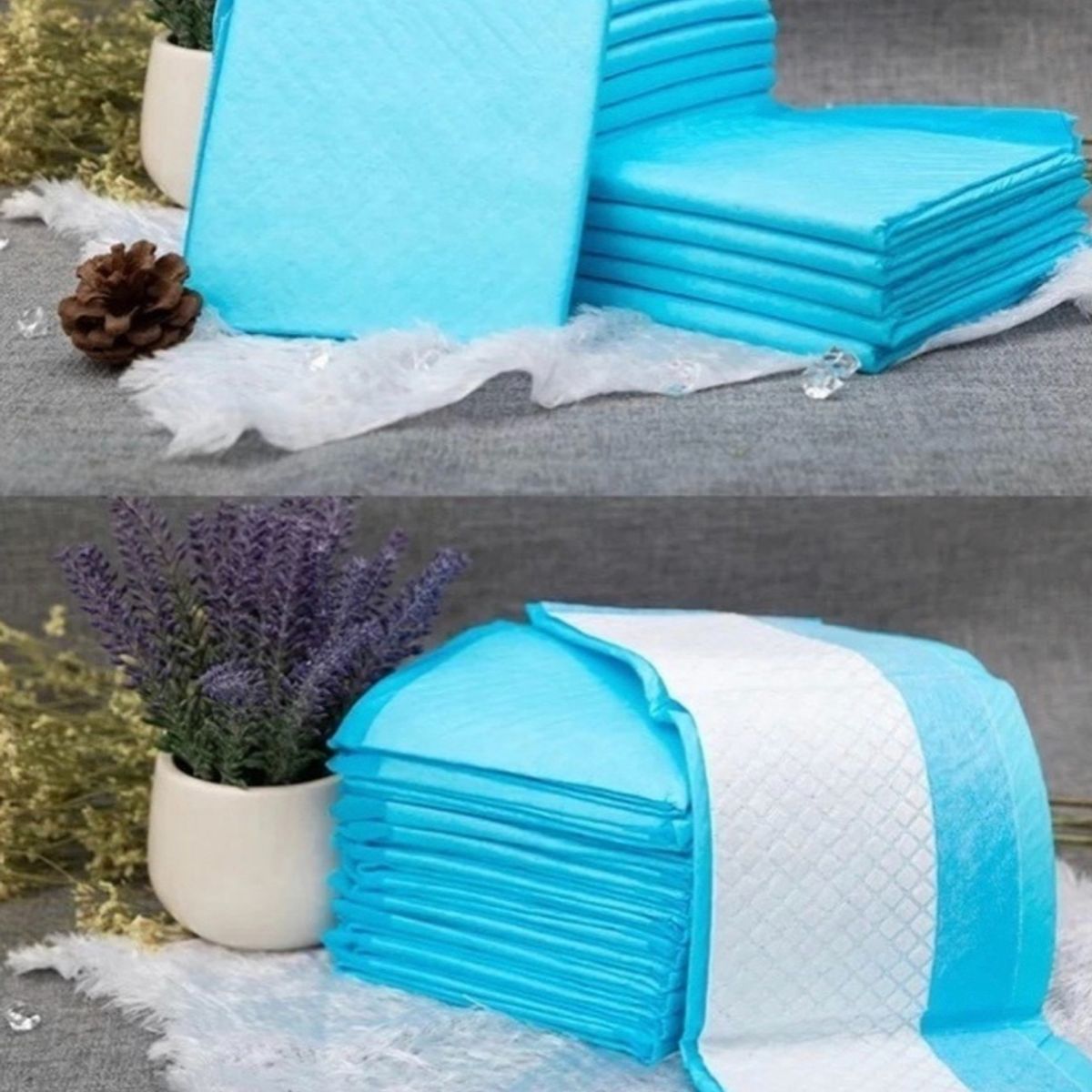 HOMER DESIGN - 50 Sabanillas Perros De Entrenamiento Pañales 60x60Cm aroma