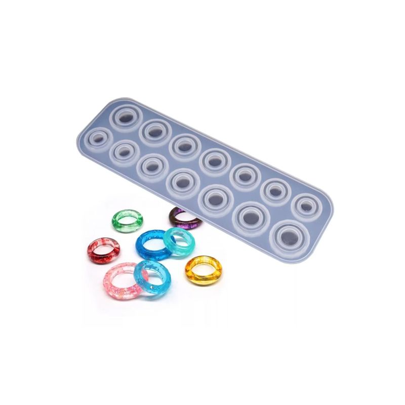 GENERICO - Moldes Para Resina De Silicona Fundición Anillos Joyería