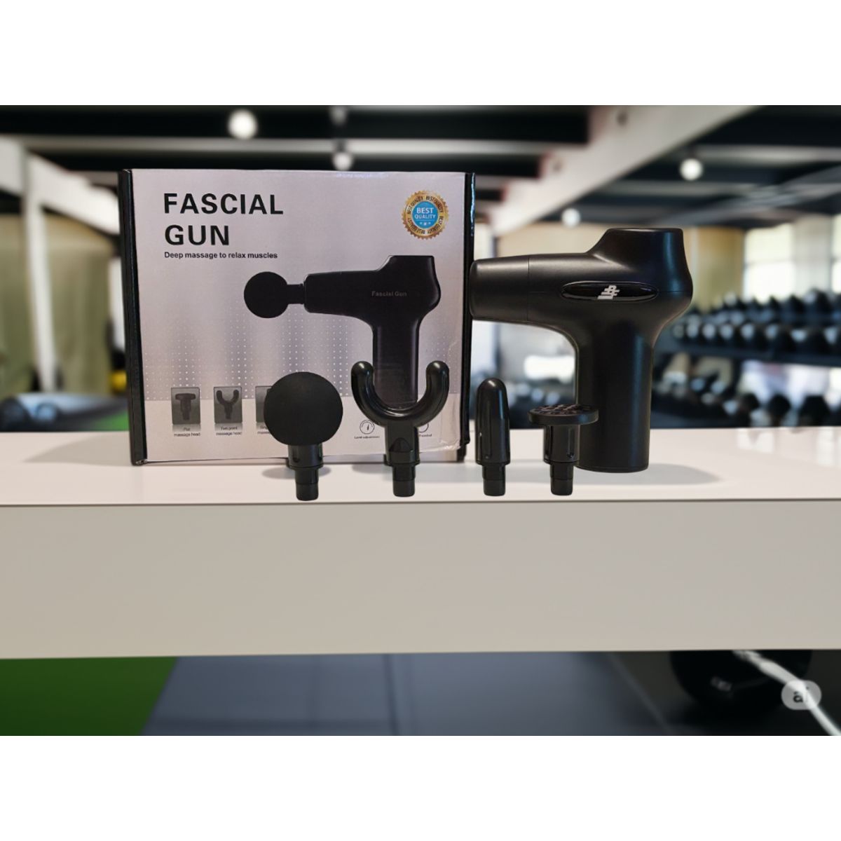 BASKO FITNESS - Pistola Masajeadora Fascial Gun
