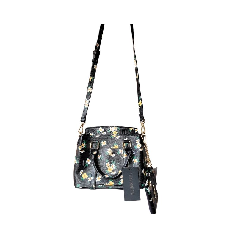 STEVE MADDEN - Set Cartera  Tarjetero Floral Steve Madden