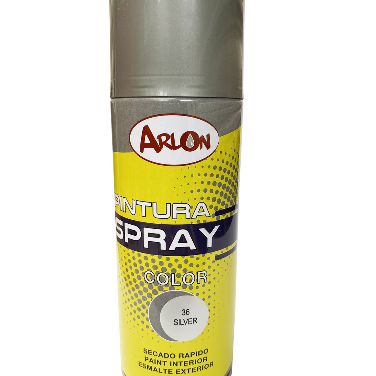 GENERICO - Pintura Spray Gris Plata Aerosol Uso General