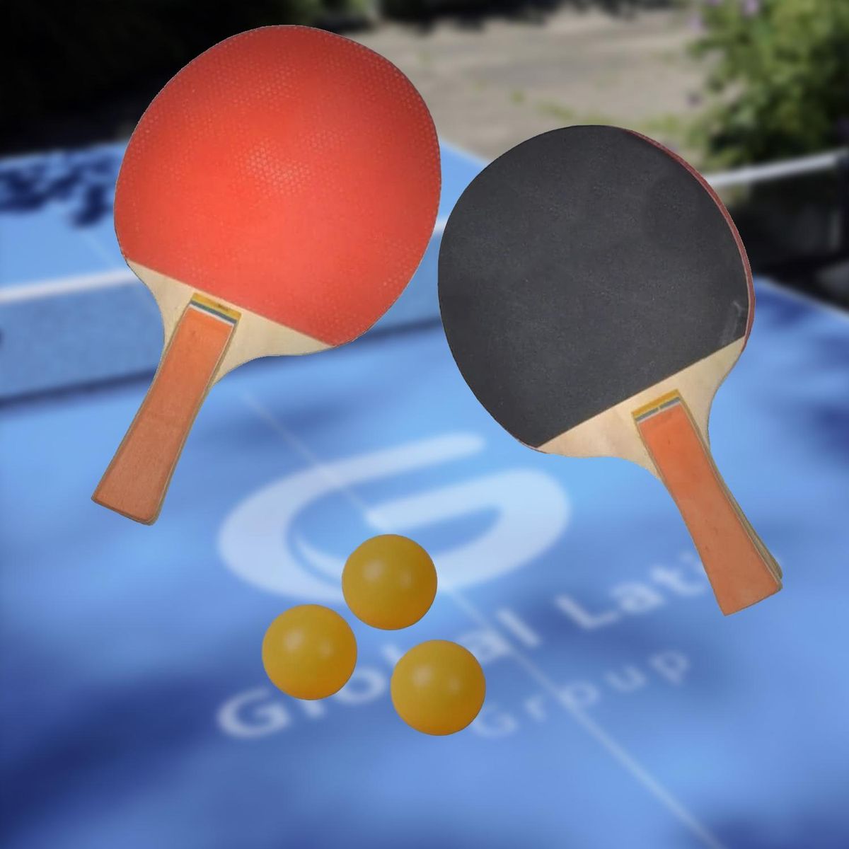 GLOBAL LATIN GROUP - Set de Ping Pong 2 Paletas