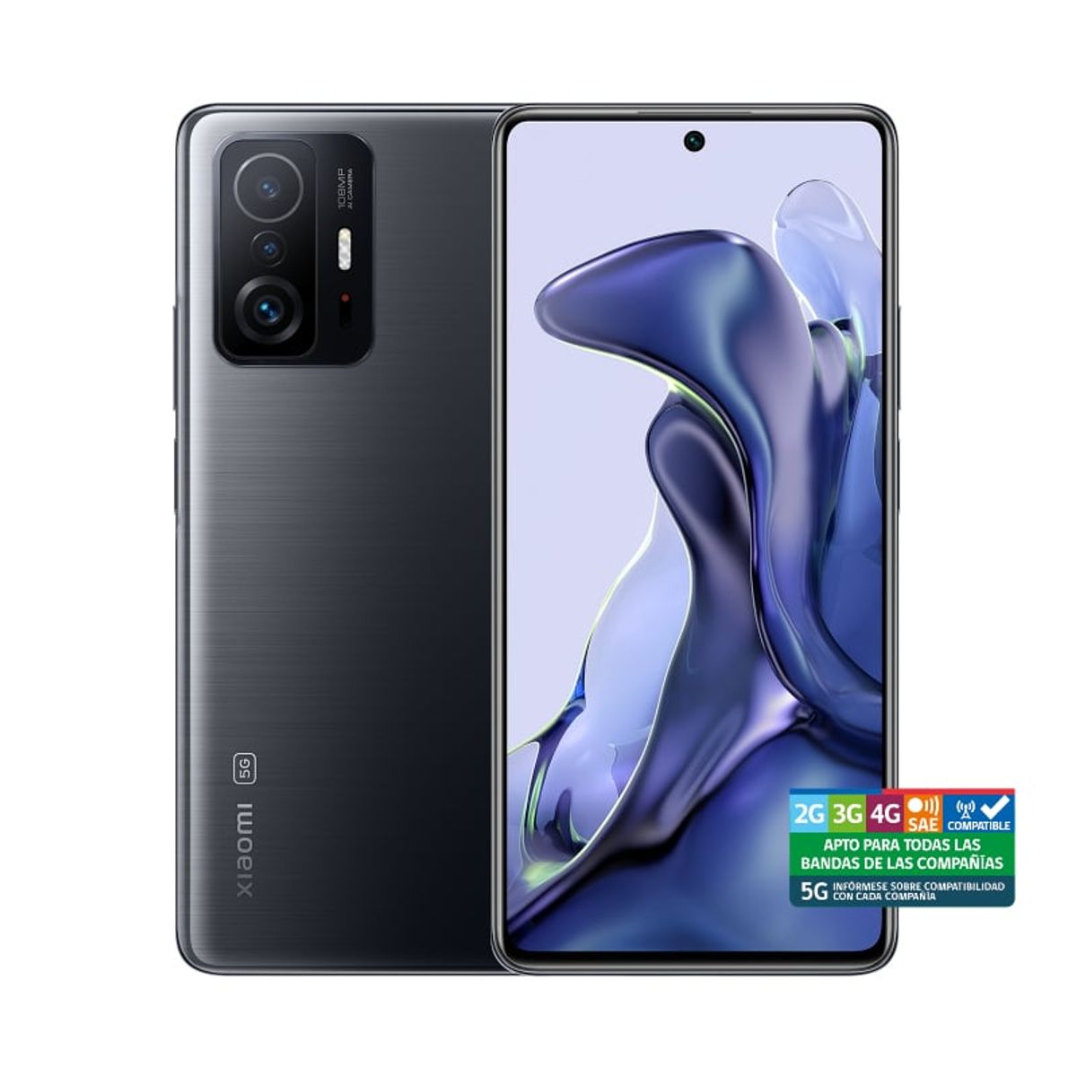 XIAOMI - Xiaomi 12T 5G 8GB+256GB Negro Liberado