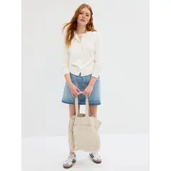 GAP - Chaleco Cardigan Blanco