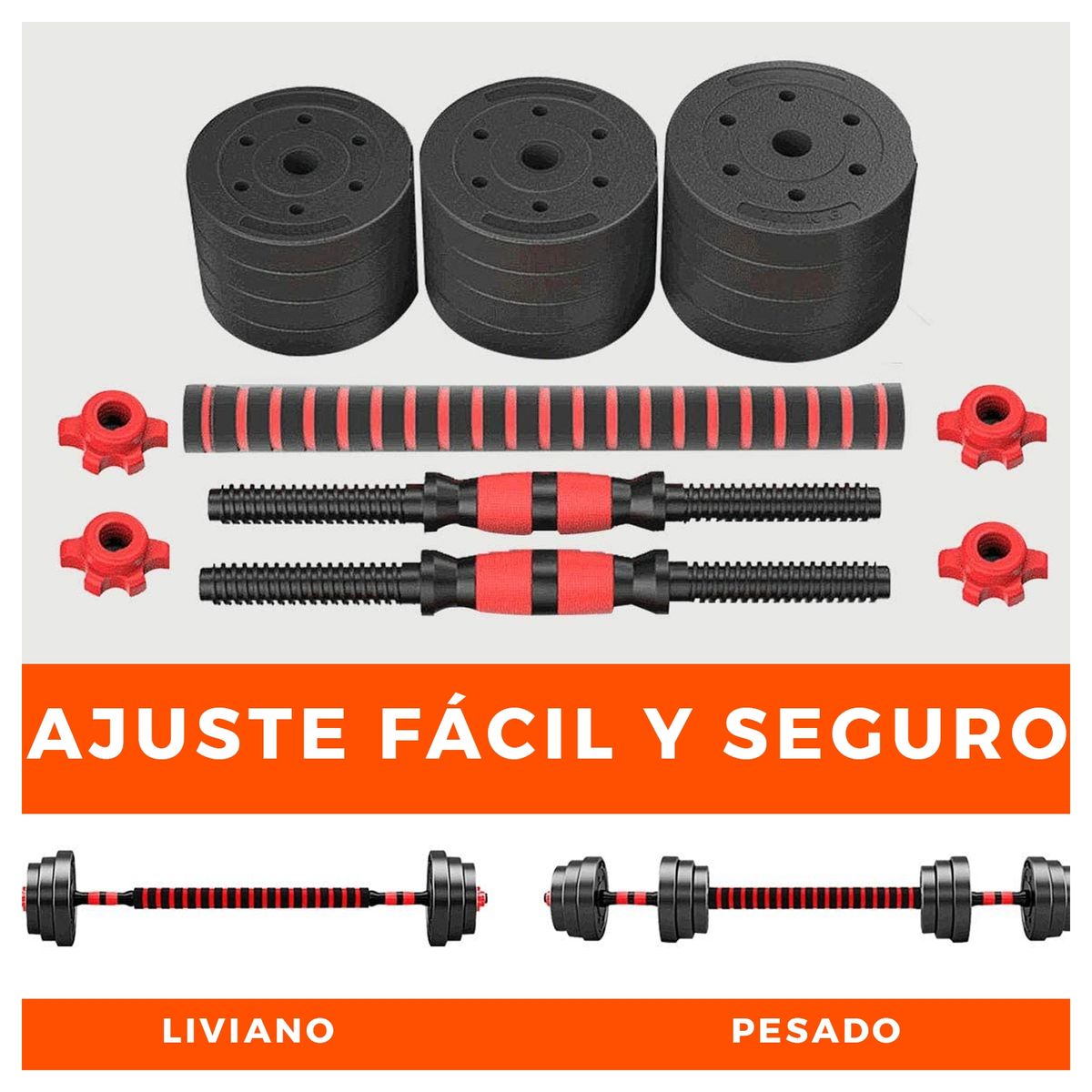 XPORT - Set De Mancuernas 30 Kg