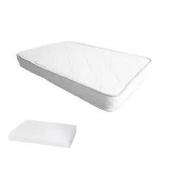 INFANTI - COLCHÓN SNOOZE 107x67cm CIELO-LUNA-NUBE incluye protector