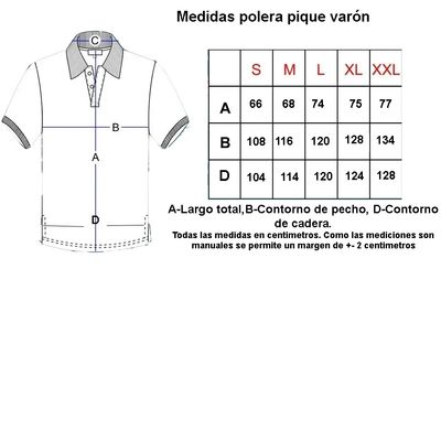 Imagen 2 del producto Polera Pique Hombre Manga Corta Beige