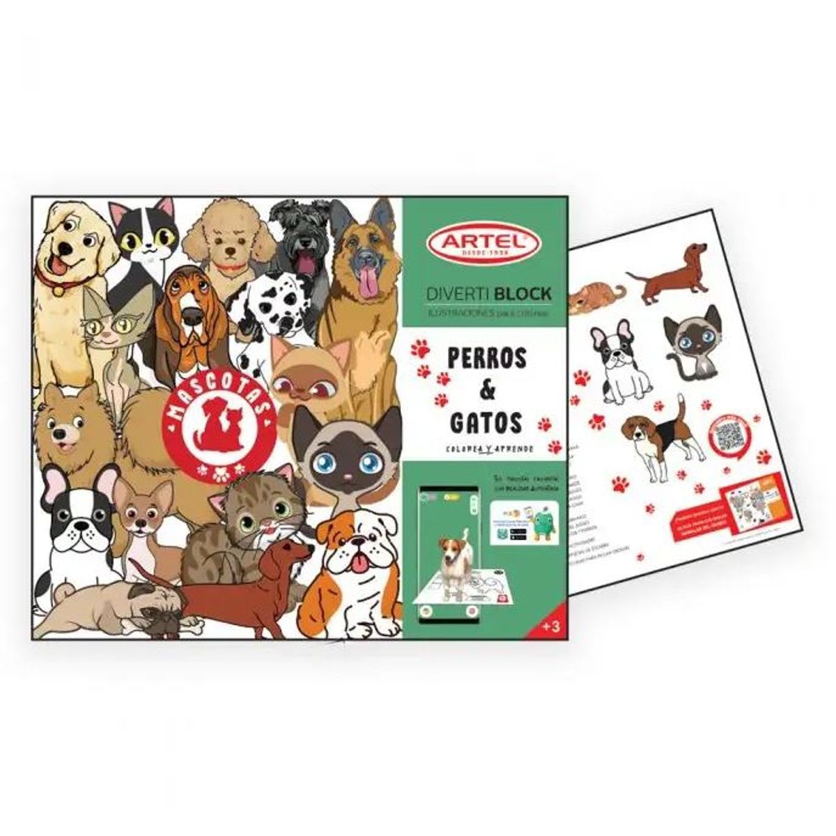 ARTEL - Divertiblock Mascotas