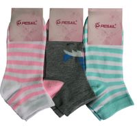 12 Pares Calcetines Cortos Tobillera Juvenil - Niña De Algodon