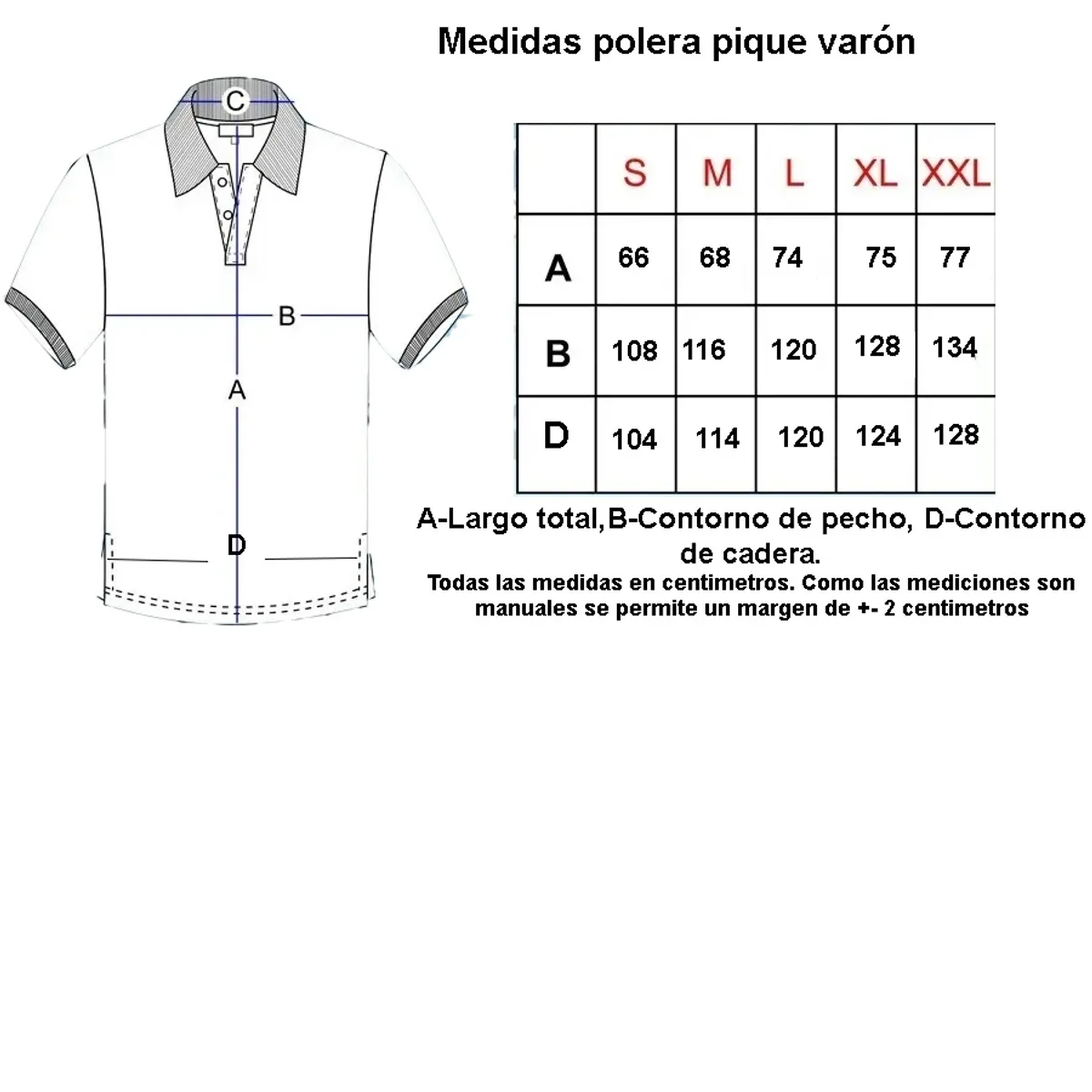 90 GRADOS - Polera Pique Hombre Manga Corta Blanca