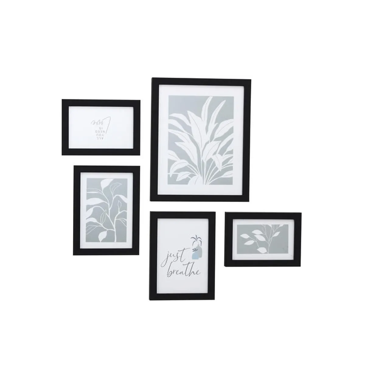 VGO - Set 5 Marcos Madera (2 10X15 - 2 13X18 - 1 20X25) Pfm3004 Unc Vgo