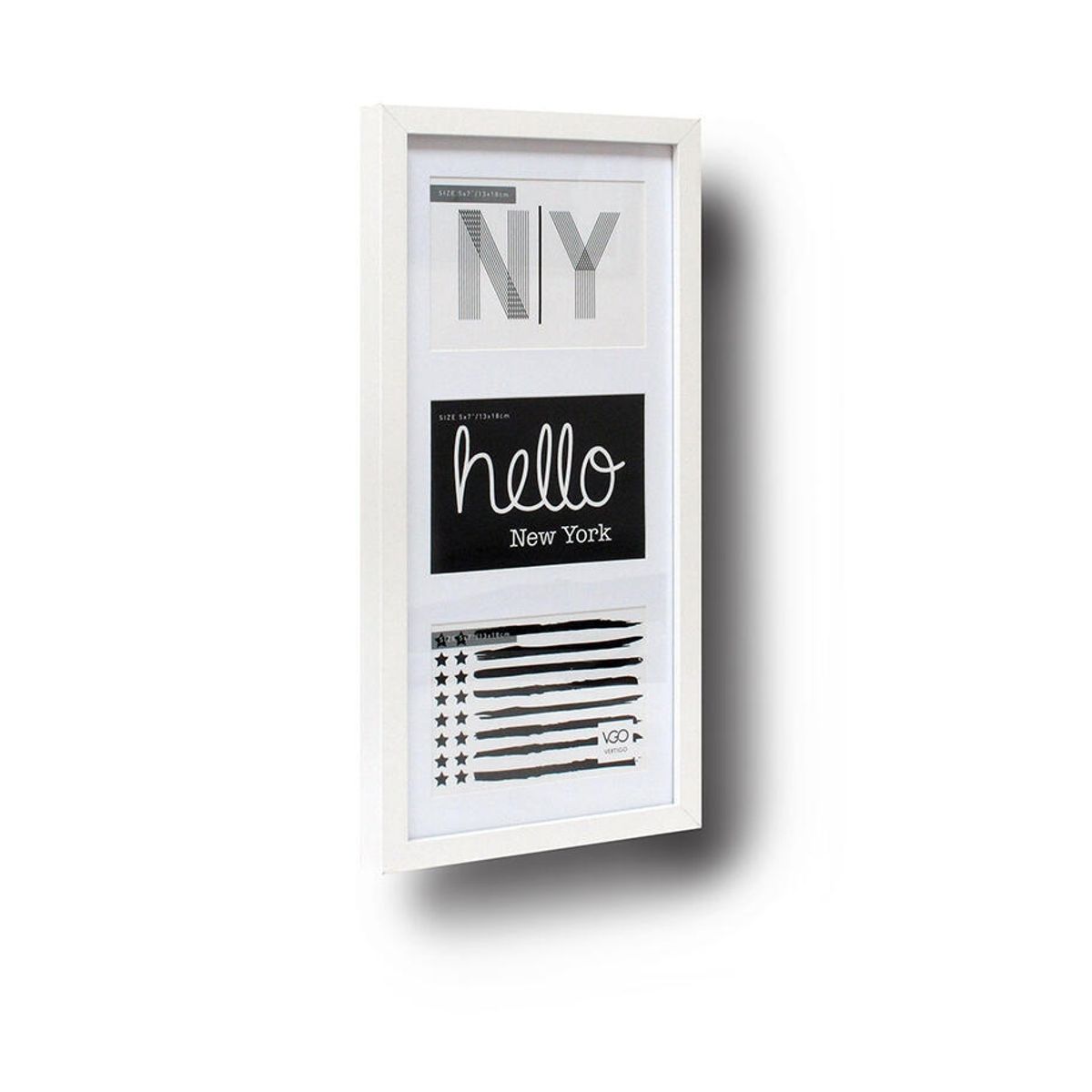 VGO - Marco 26X53 Collage Para 3F 13X18 Cm Pf-2032.25 Blc Vgo