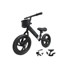 GENERICO - Bicicleta Equilibrio Para Niño Y Niña Aro 12 Negro