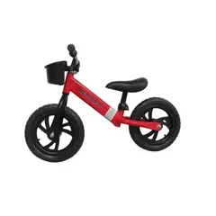 GENERICO - Bicicleta Equilibrio Para Niño Y Niña Aro 12 Rojo