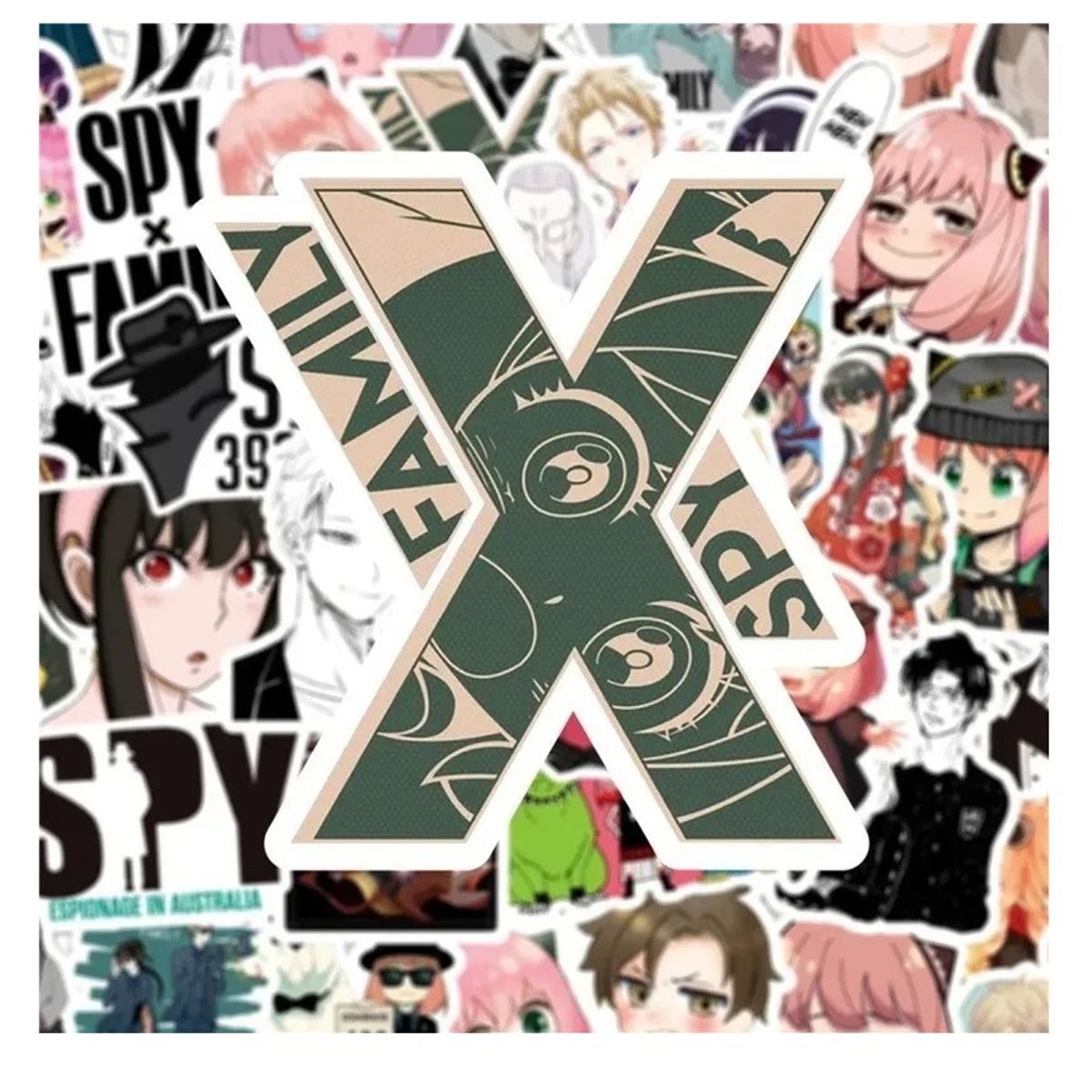 GARSIL - 50 Stickers De Spy X Family - Etiquetas Autoadhesivas