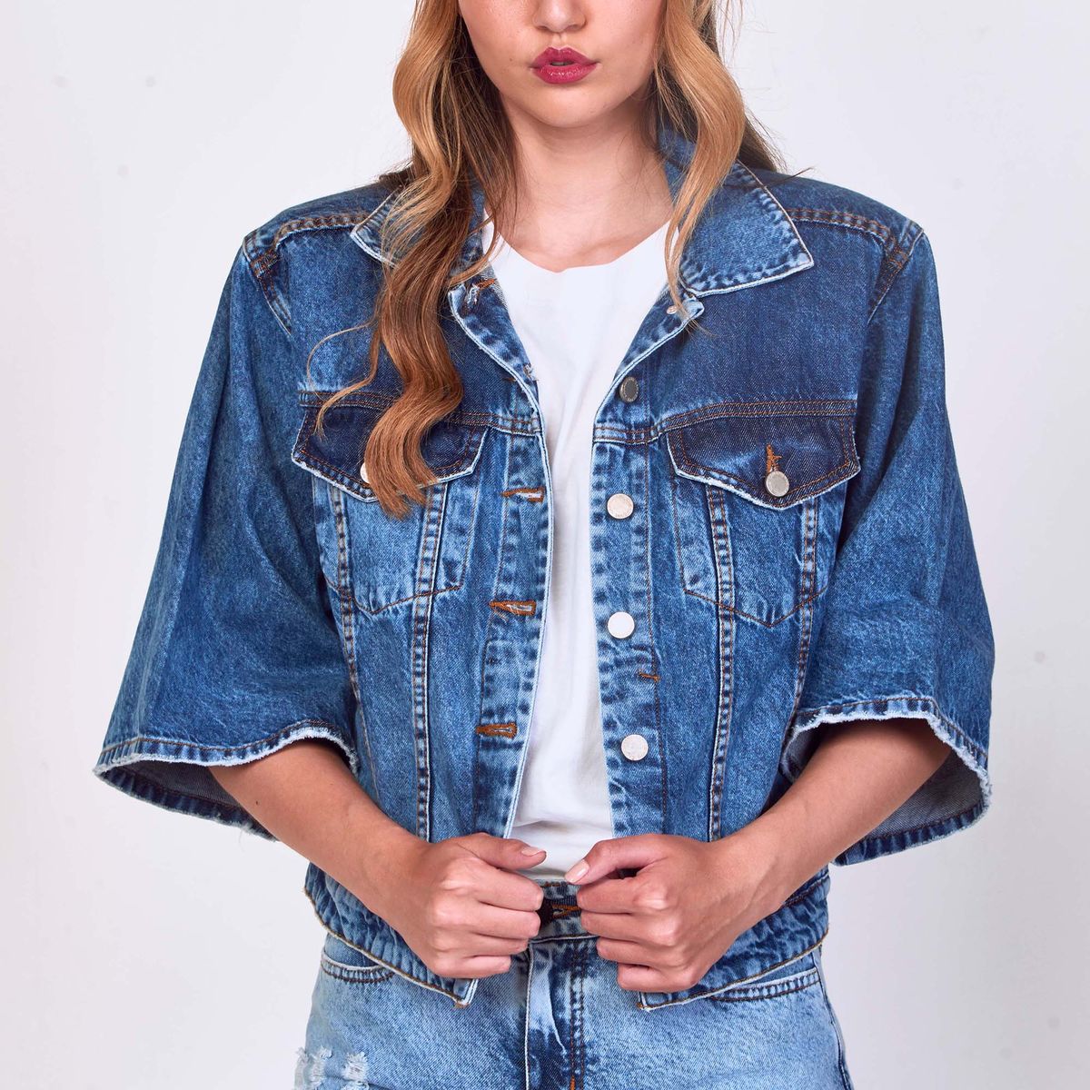 MOMCHIC - Chaqueta manga 34 Gracia