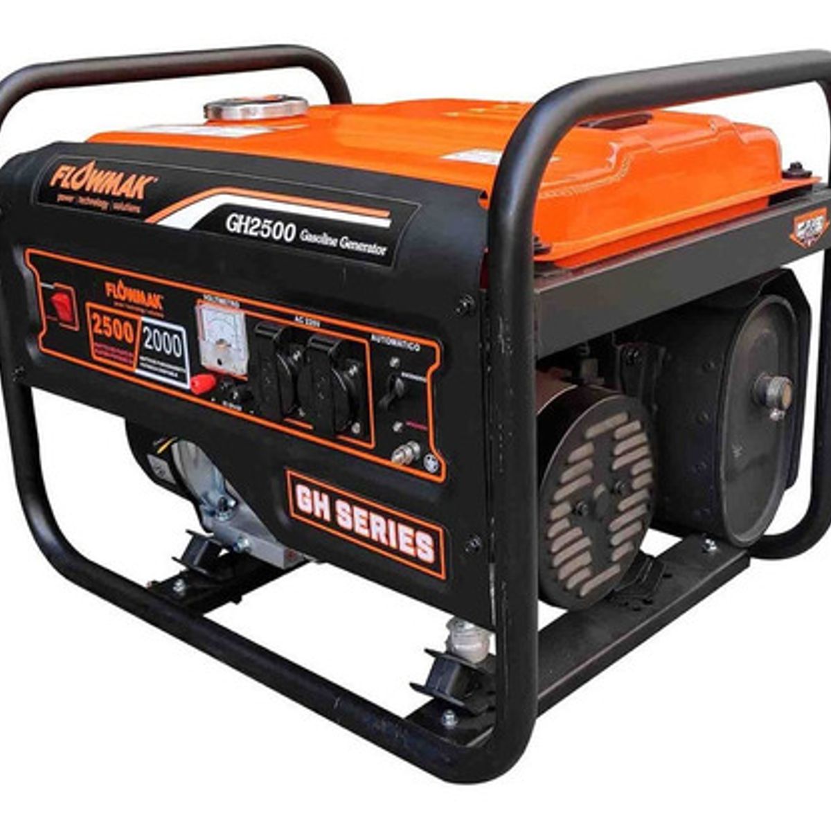 FLOWMAK - Generador Electrico 2200w A Gasolina Gh2500 220v Cert Sec