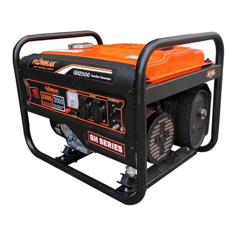 FLOWMAK - Generador Electrico 2200w A Gasolina Gh2500 220v Cert Sec