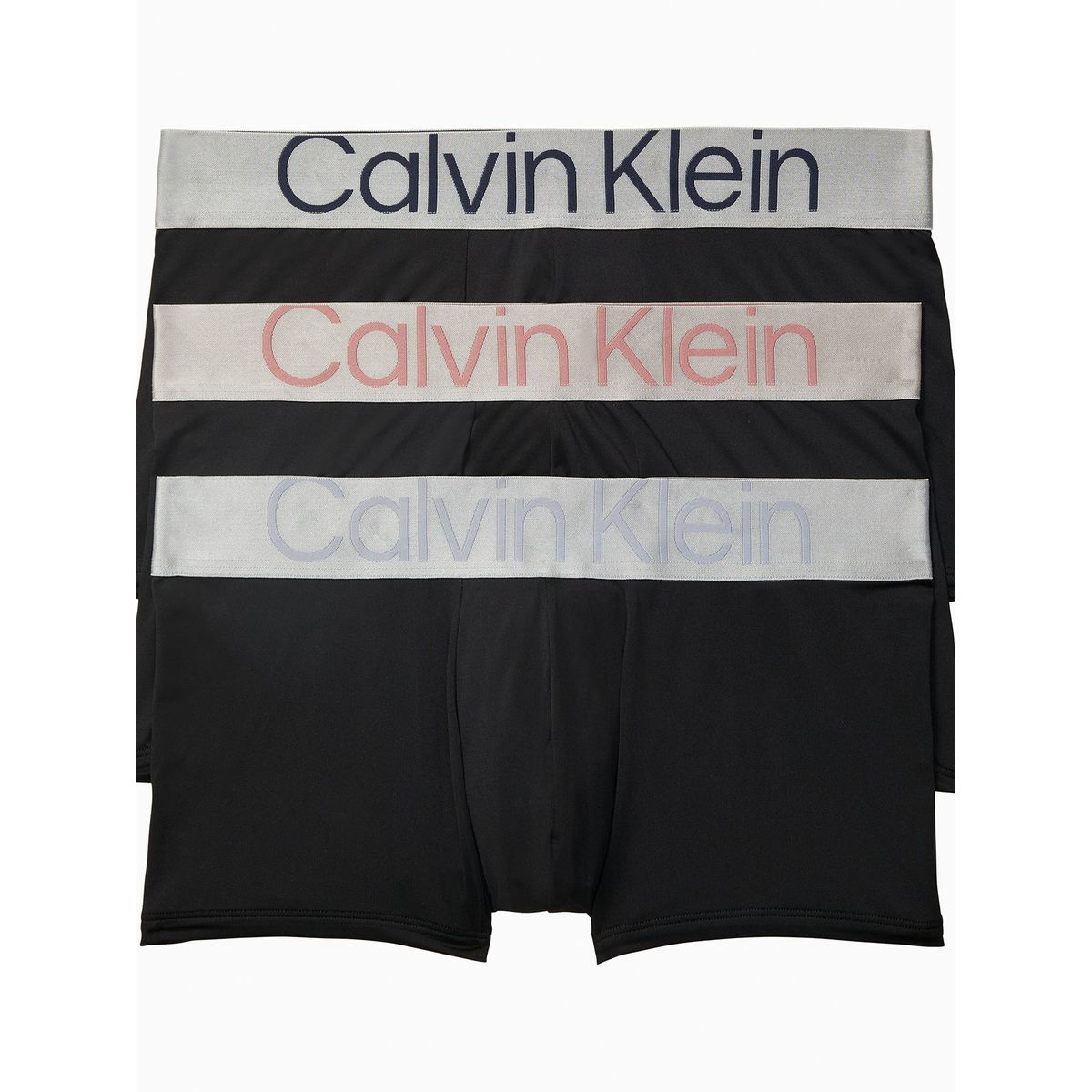 CALVIN KLEIN - Pack 3 Boxers Cortos - Steel Micro Negro Calvin Klein