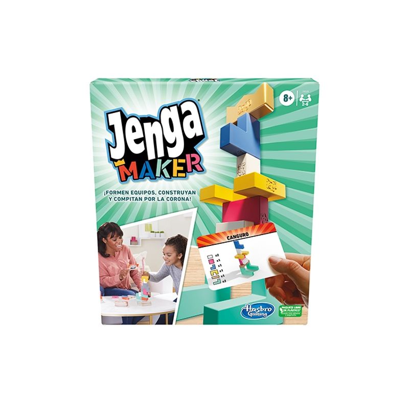 HASBRO - Jenga Maker - Juego De Mesa - Español