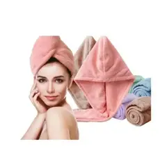 GENERICO - Gorro Turbante Lisa De Microfibra Ducha Toalla Para El Cabello