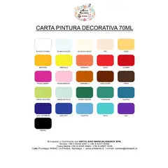 GENERICO - Pinturas decorativa 70ml