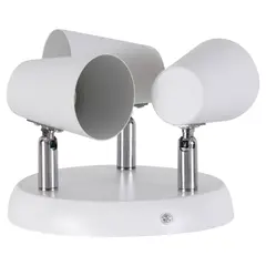 DRL LIGHTING - Foco Sobrepuesto Plafón 3 Luces GU-10 Blanco