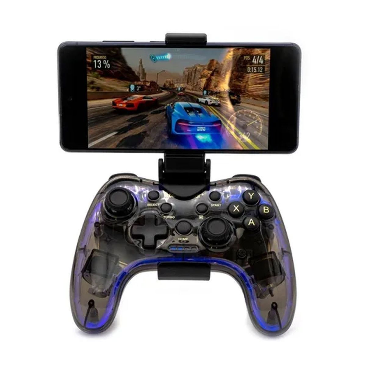 TECMASTER - Mando RGB Multiconsolas Android/iOS/PC/PS4/Switch TM-400512