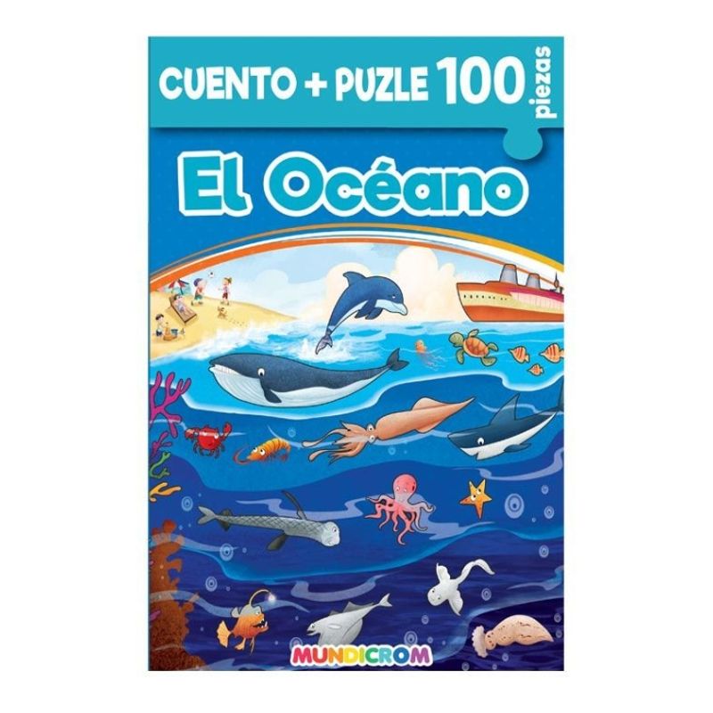 MUNDICROM - Cuento + Puzle 100 Pzas El Océano
