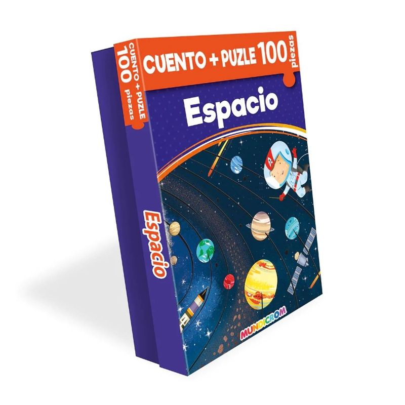 MUNDICROM - Cuento + Puzle 100 Pzas Espacio