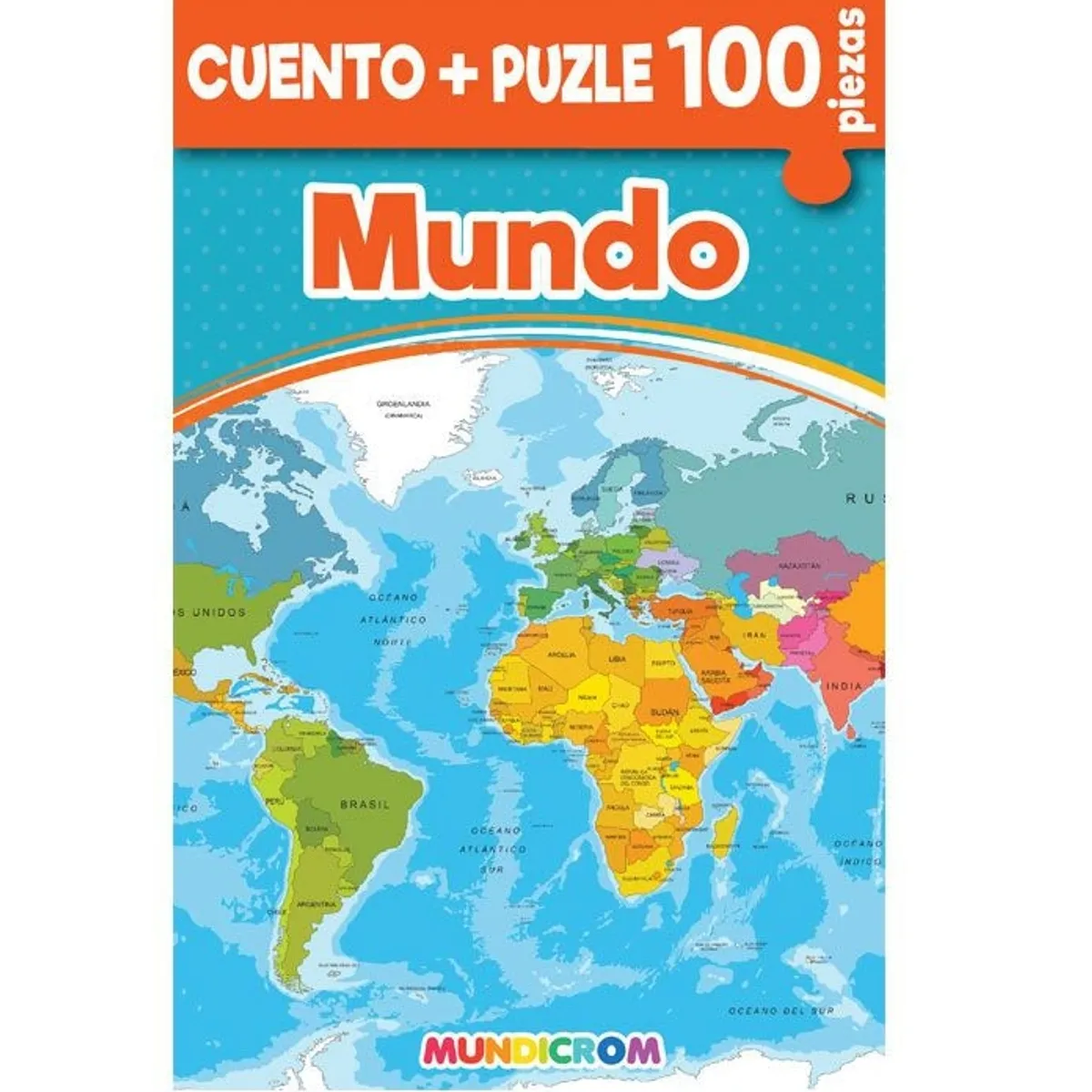 MUNDICROM - Cuento + Puzle 100 Pzas Mundo