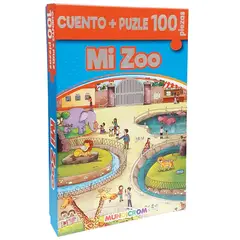 MUNDICROM - Cuento + Puzle 100 Pzas Mi ZOO