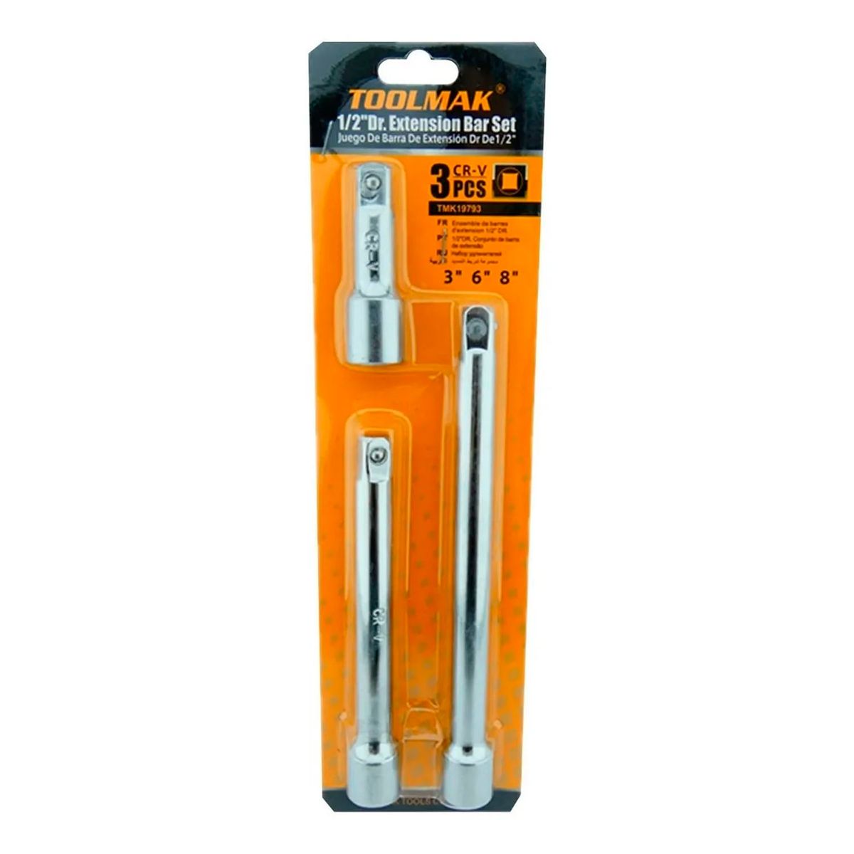 GENERICO - Set Kit Juego De Extensiones 1/2 Pulgada 3 Piezas Toolmak