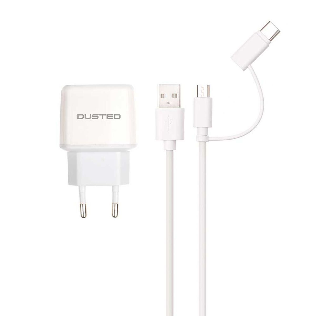 DUSTED - Cargador 12w y Cable 2 En 1 Dusted