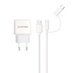 DUSTED - Cargador 12w y Cable 2 En 1