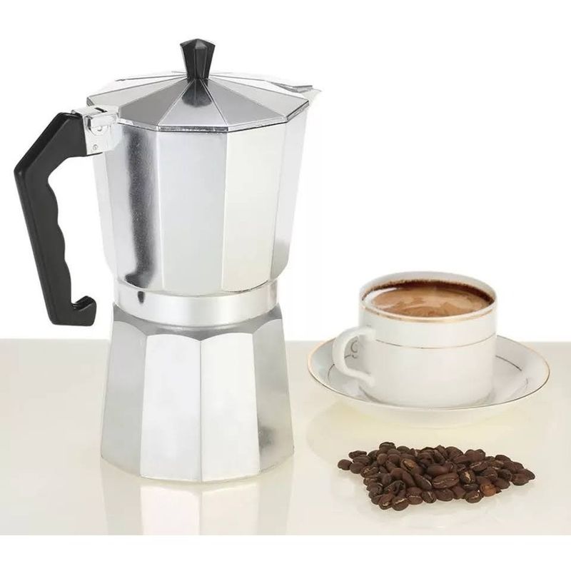 GENERICO - Cafetera Italiana 6 Tazas Cafetera Portatil Grecas Vaca