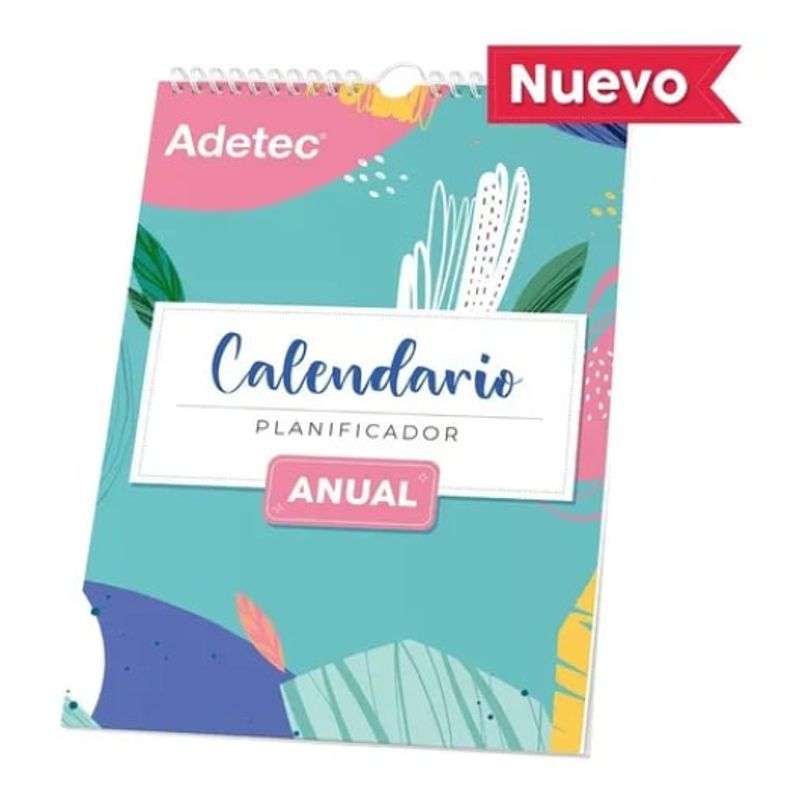 ADETEC - Calendario Planificador Anual Sin Fechas Adetec - 433