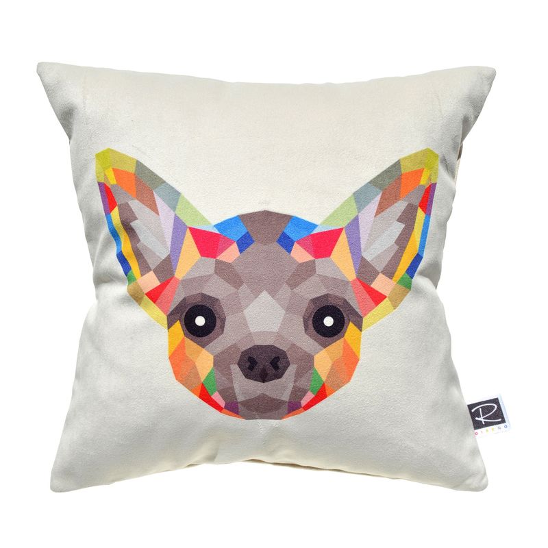 GENERICO - Cojín Decorativo estampado Perro Chiguagua